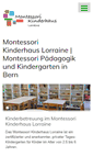 Mobile Screenshot of montessoribern.ch